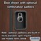 Salsbury Industries 2 Tier Designer Locker, 54"Wx76"Hx21"D, 6 Door, Mahogany 18-22361MAH - alternate 5